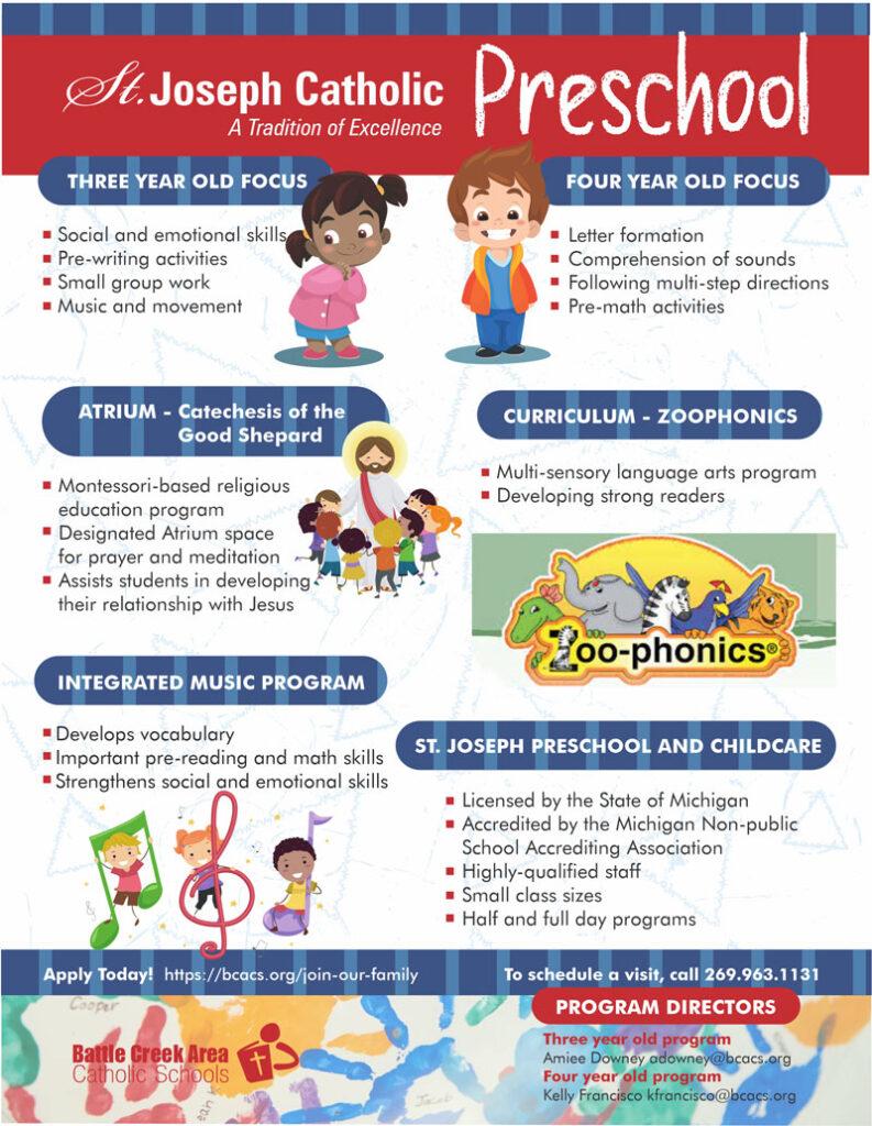 BCACS Preschool Infographic
